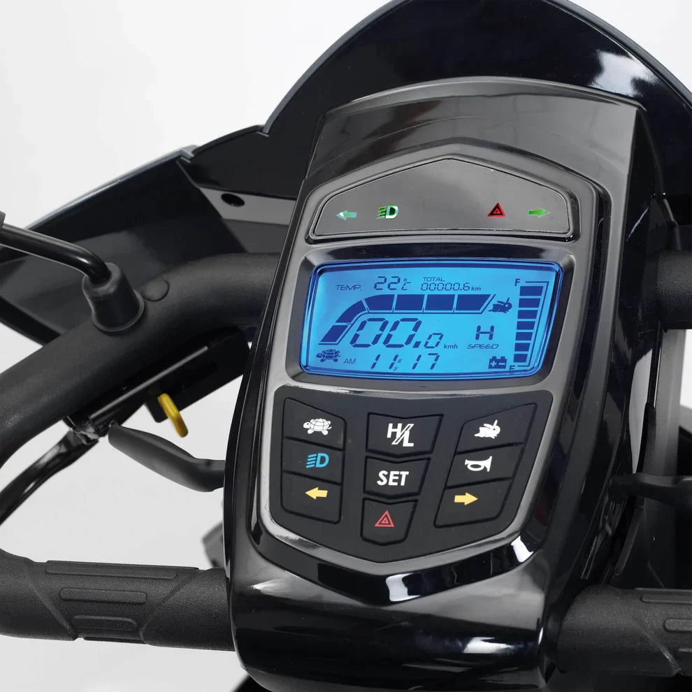 King Cobra 8 mph Mobility Scooter by Drive – Powerful, Comfortable, All-Terrain Scooter for Users up to 32 Stone