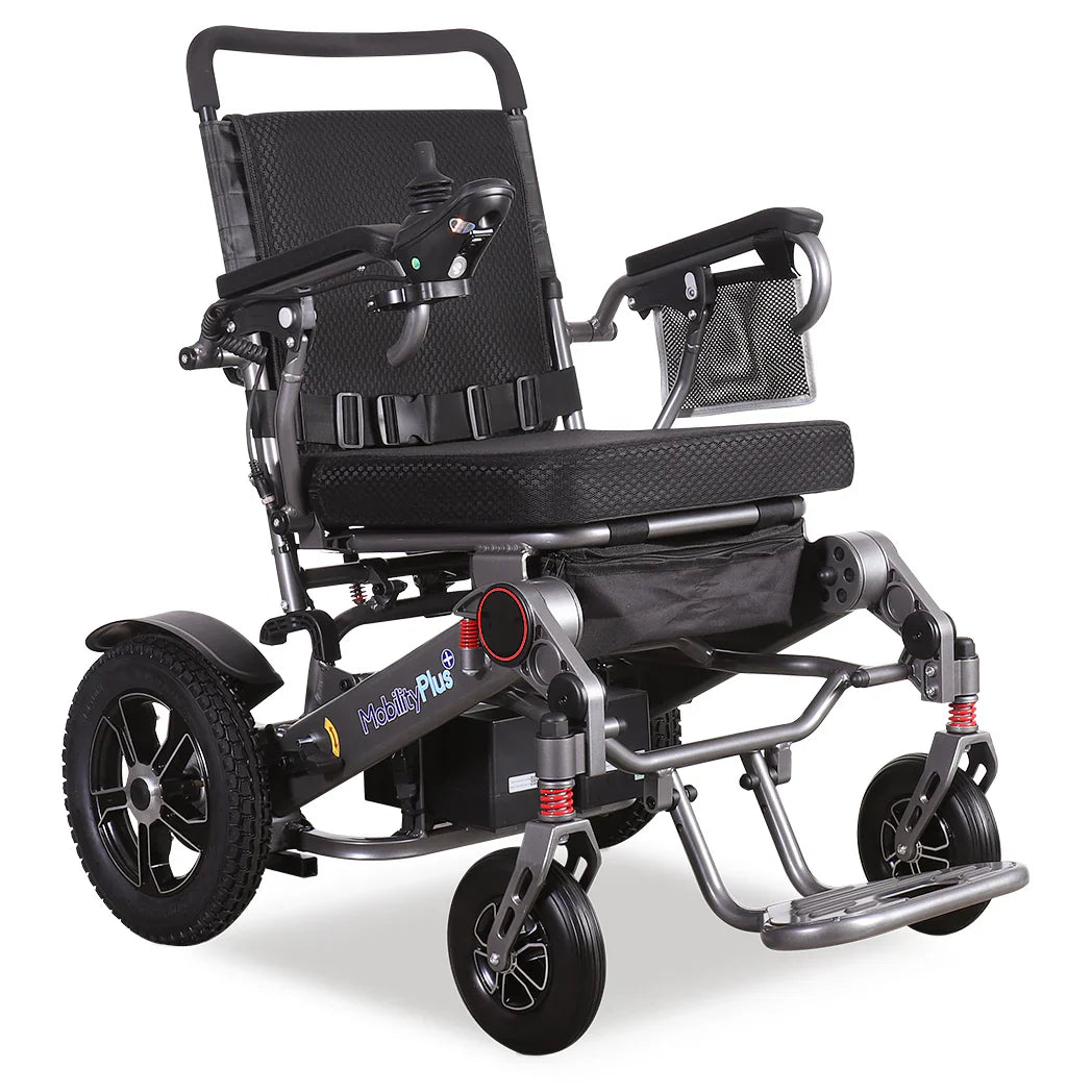 InstaSplit Ultra-Light Folding Electric Wheelchair – Detachable Frame, 13kg Lifting Weight & Travel-Friendly