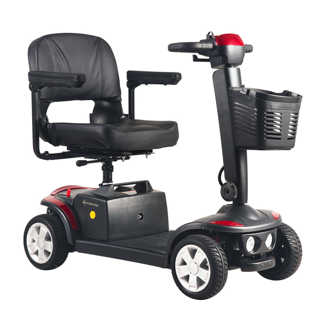 My Mobility Outdoor Electric Mobility Scooter – 20Ah Battery, 16-Mile Range, Full Suspension, 9” Wheels, Swivel Seat