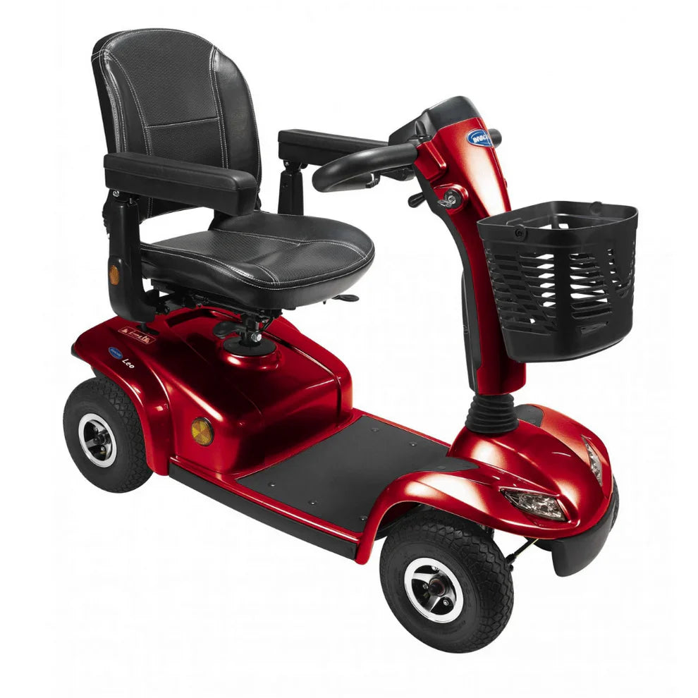 Invacare Leo Mobility Scooter – 6mph Road-Legal with 23.6-Mile Range & Swivel Captain’s Seat