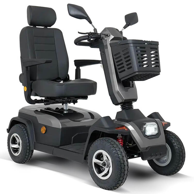 Savvy 8 Plus Road-Legal Mobility Scooter – 8mph, 34-Mile Range, Full Suspension, 13” Pneumatic Tyres, Bluetooth & USB