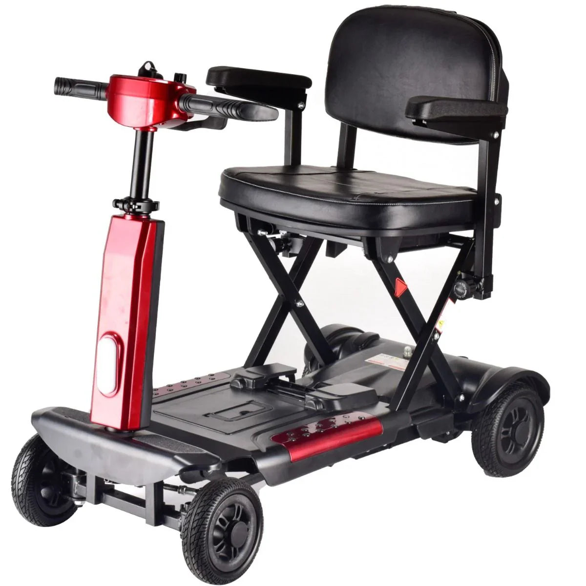 My Mobility Instant Folding Lightweight Portable Mobility Scooter – Manual & Automatic Versions, 24kg, Travel-Friendly, Cushioned Seat