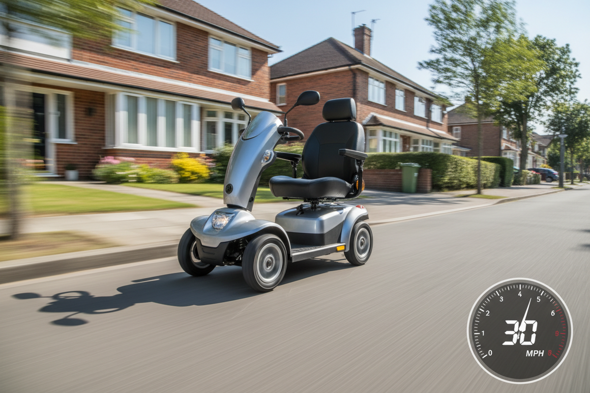 UK mobility scooter speed limit