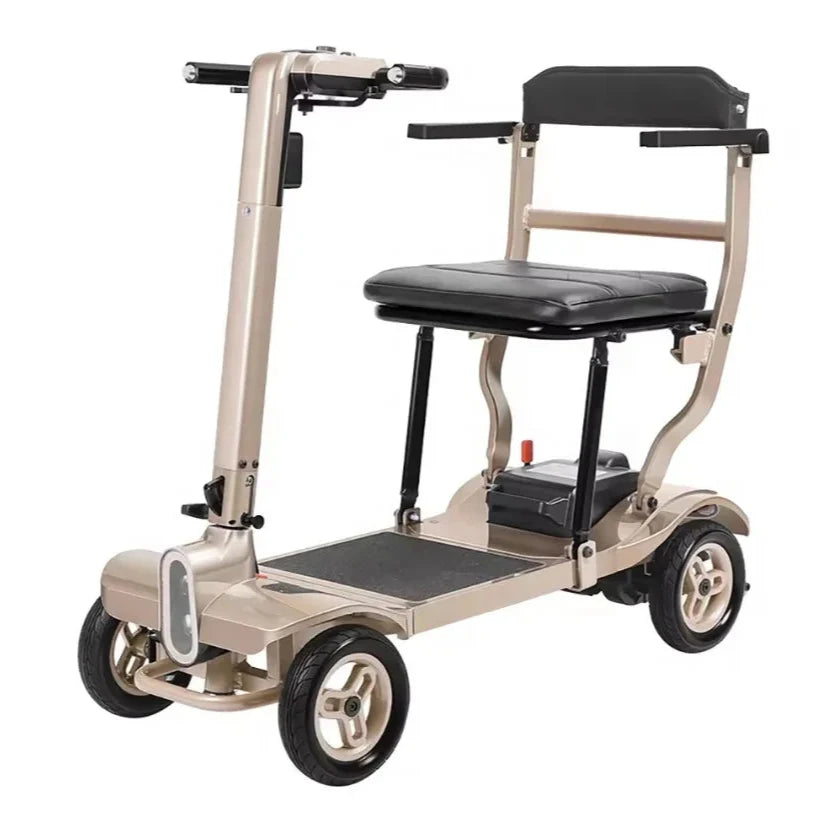 Welzo All-Terrain Ultra-Light 15KG Folding Electric Mobility Scooter – Portable and Compact