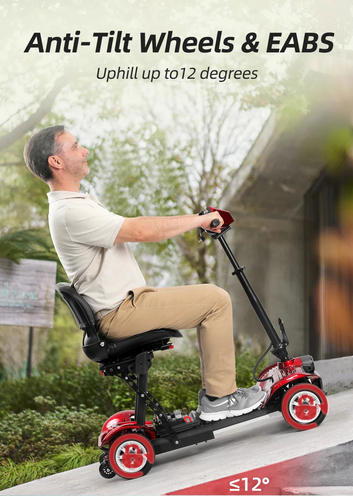 Welzo Auto Fold 1100 – Automatically Folding Electric Mobility Scooter