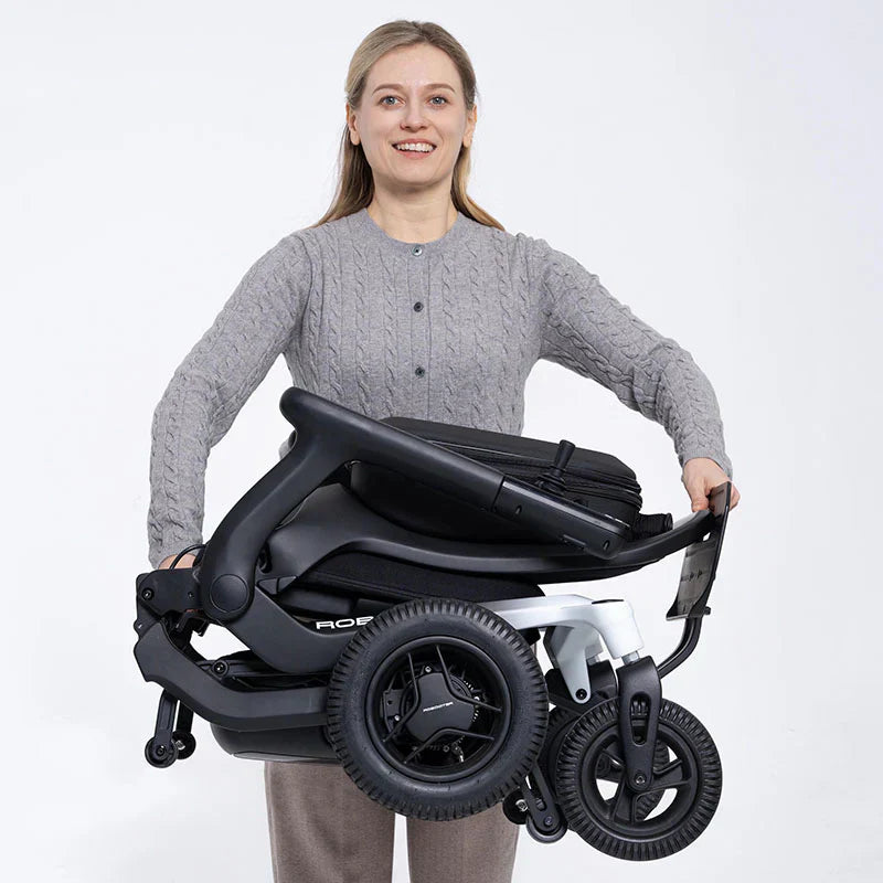Robooter E80 Ultra Folding Powerchair – Lightweight Carbon Fibre Electric Wheelchair