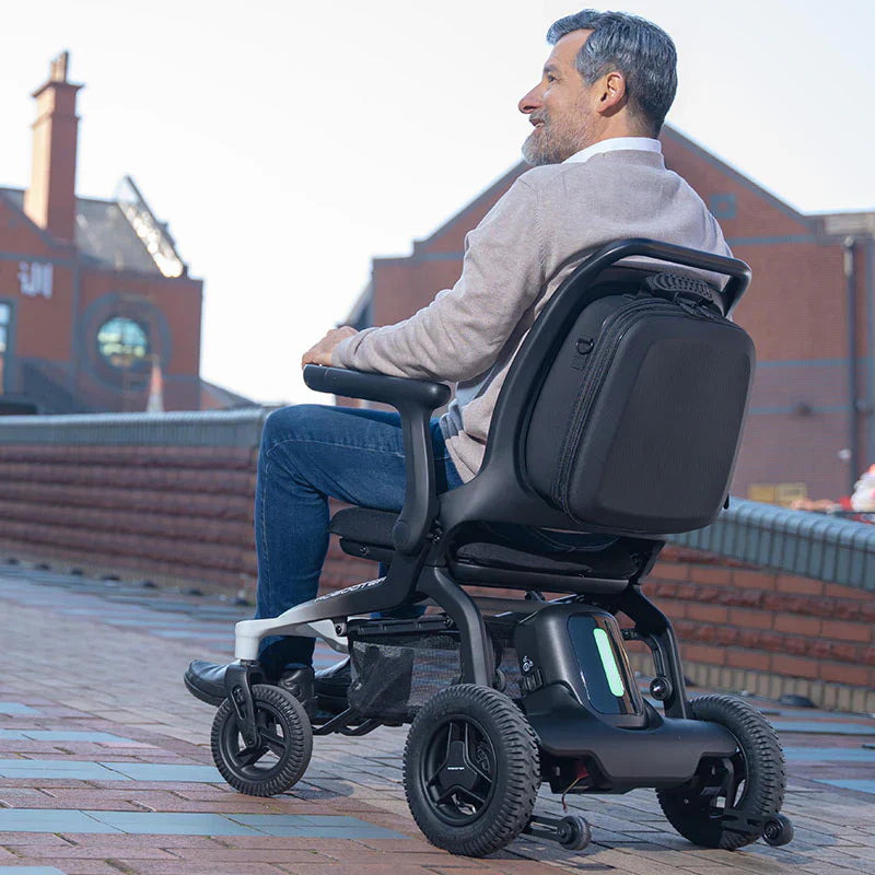Robooter E80 Ultra Folding Powerchair – Lightweight Carbon Fibre Electric Wheelchair
