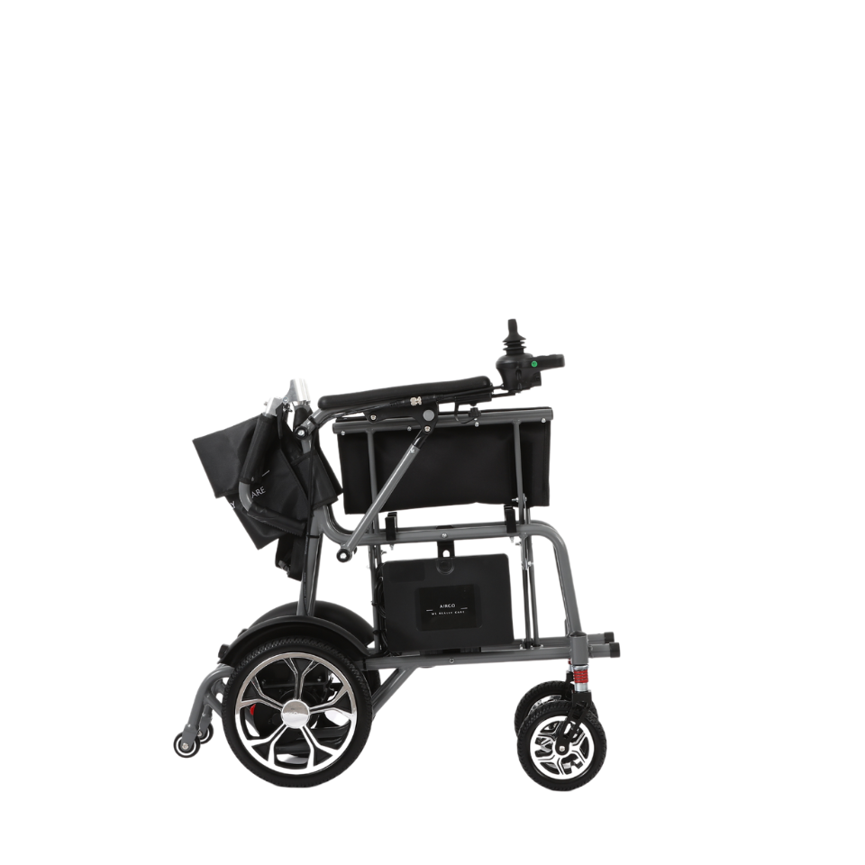 Airgo Portable Folding Electric Wheelchair – Ultra-Light 14kg, Travel-Friendly & Compact