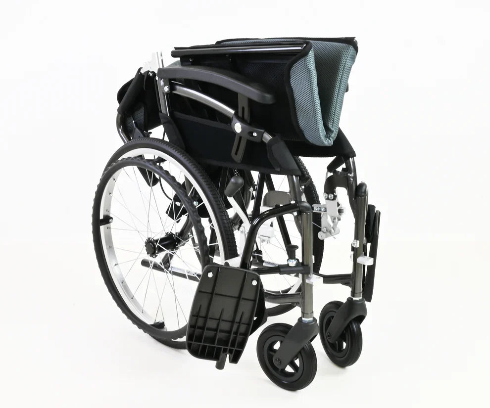 Gravity Lite Self-Propel Wheelchair – Ultra-Lightweight Aluminium, Travel-Friendly & Compact