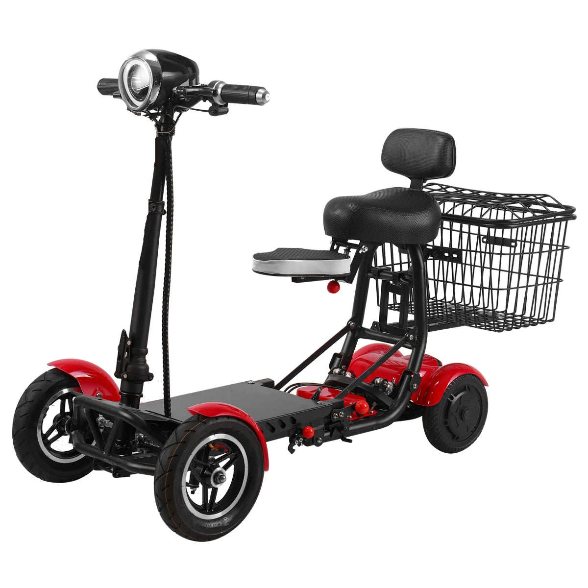 MyMobility Foldable Electric Mobility Scooter – Dual Motor, 4-Wheel, 25km Range, Compact & Travel-Friendly