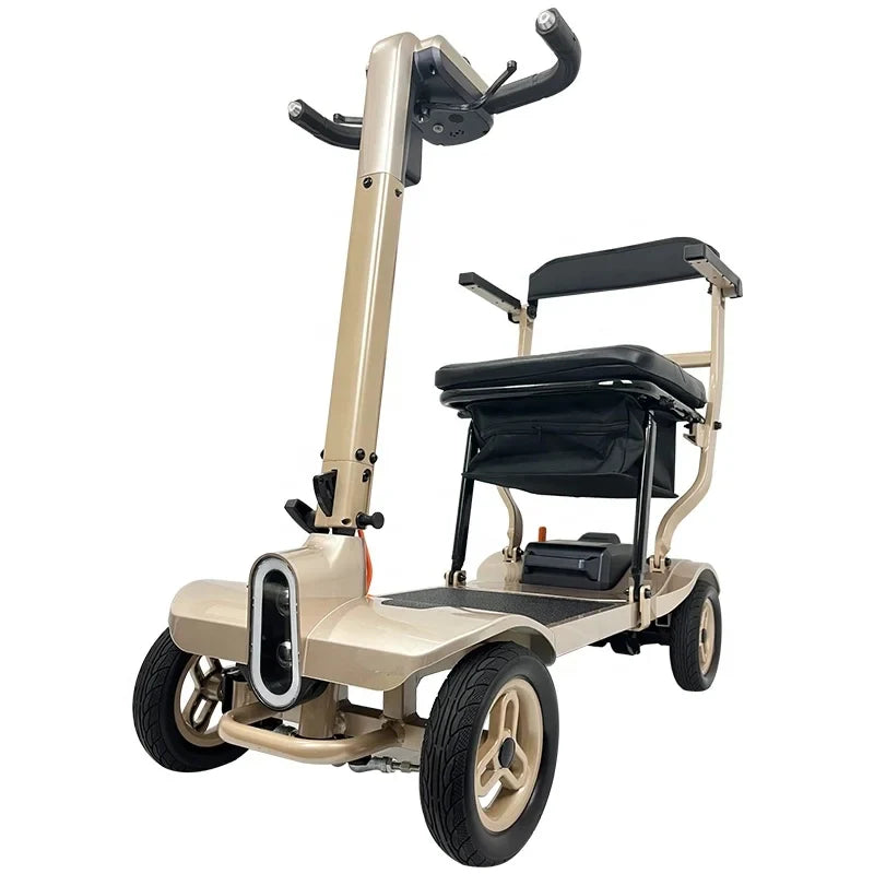 Welzo All-Terrain Ultra-Light 15KG Folding Electric Mobility Scooter – Portable and Compact