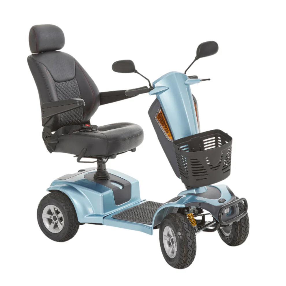 Xcite Mobility Scooter – 8 mph Road-Legal, Up to 45-Mile Range & Full Suspension