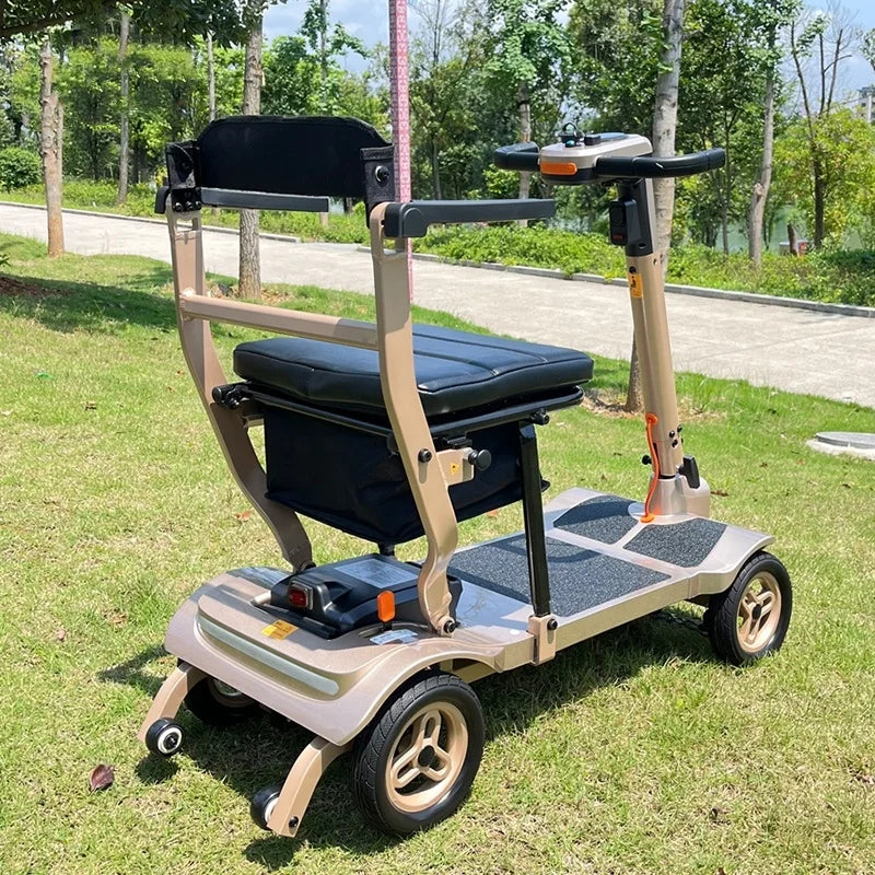 Welzo All-Terrain Ultra-Light 15KG Folding Electric Mobility Scooter – Portable and Compact