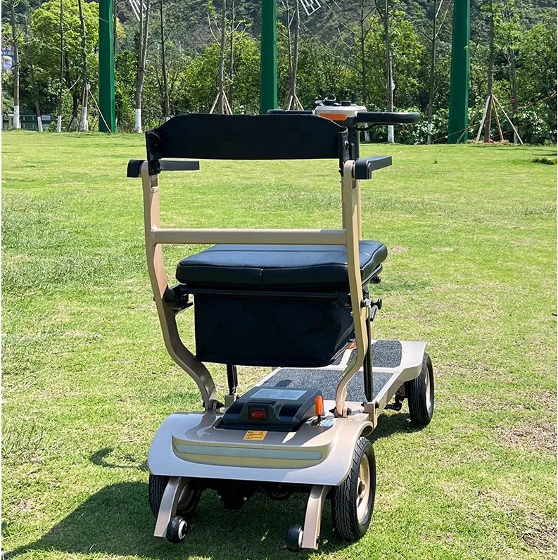 Welzo All-Terrain Ultra-Light 15KG Folding Electric Mobility Scooter – Portable and Compact