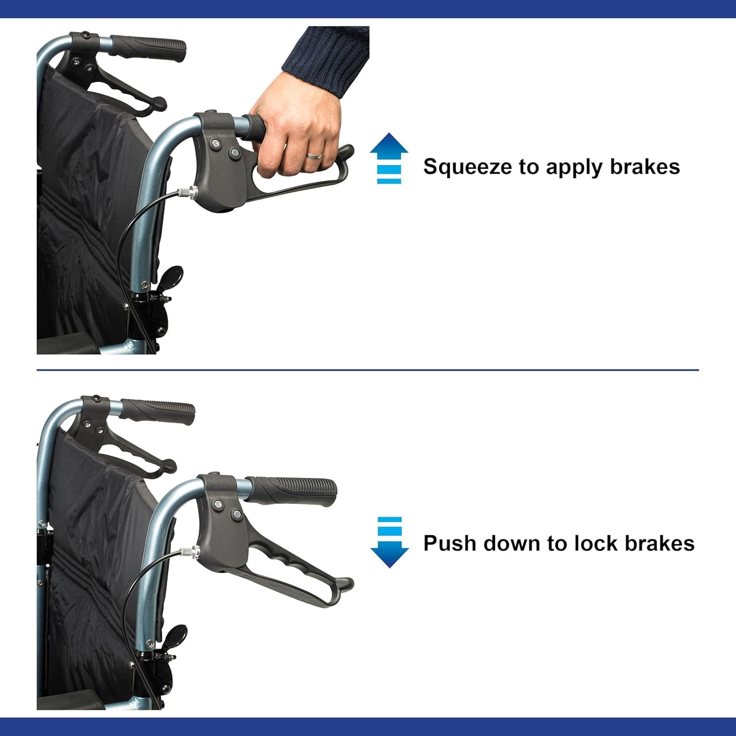 Escape Lite Foldable Aluminium Wheelchair – Lightweight, Travel-Friendly & Comfortable Mobility Aid