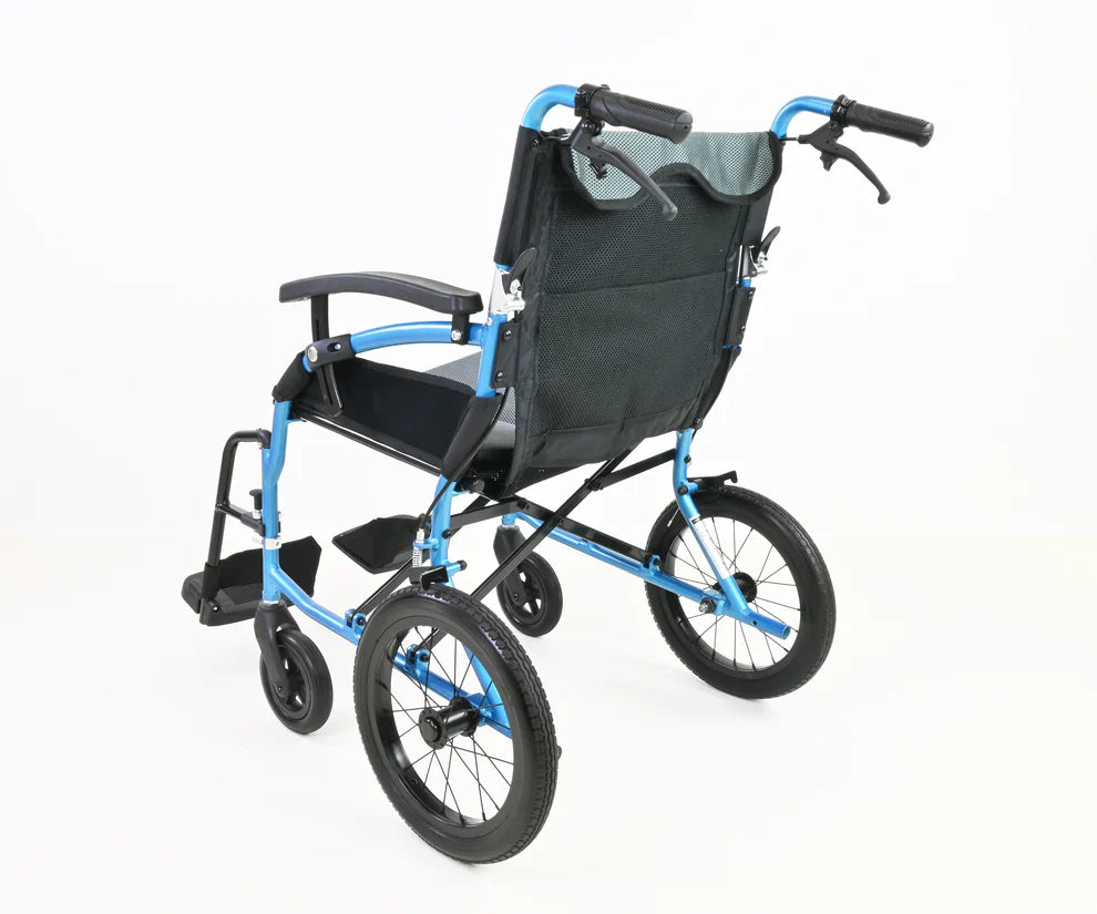 Gravity Lite Transit Wheelchair – Ultra-Lightweight Aluminium, Foldable & Travel-Friendly