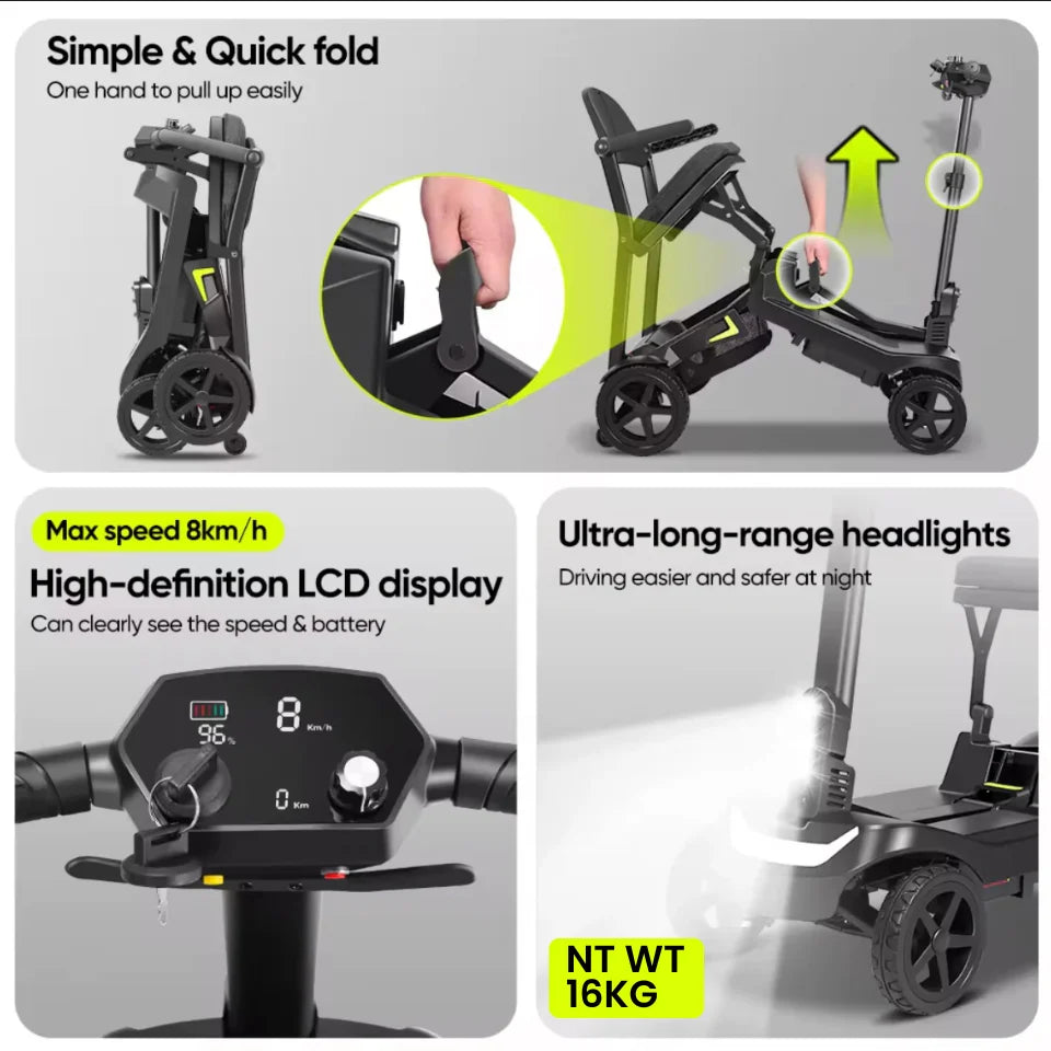 Raptor Fold Scooter Welzo