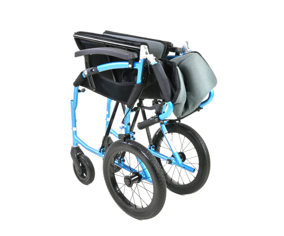 Gravity Lite Transit Wheelchair – Ultra-Lightweight Aluminium, Foldable & Travel-Friendly