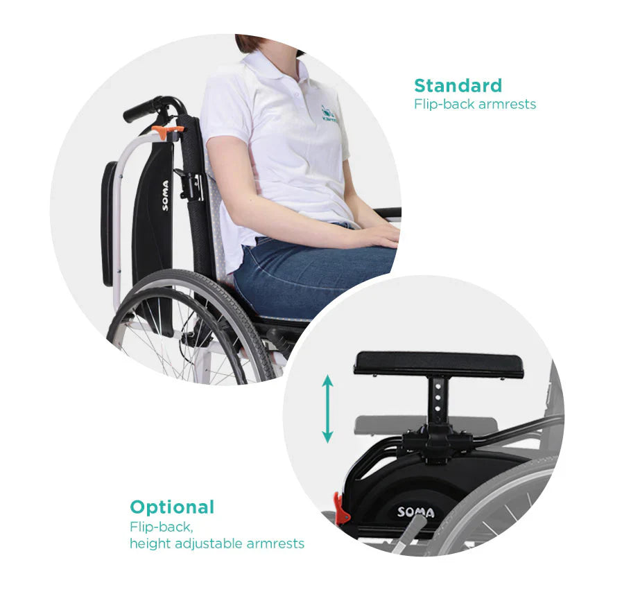 Karma Agile Lightweight Self-Propelled Wheelchair – Foldable, Adjustable, Travel-Friendly