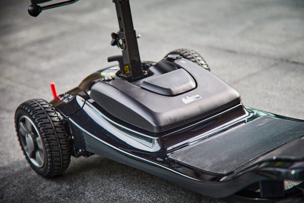 Airscape 4mph Mobility Scooter – Lightweight Travel Scooter, 10-Mile Range, Lithium Battery, Foldable, Swivel Seat