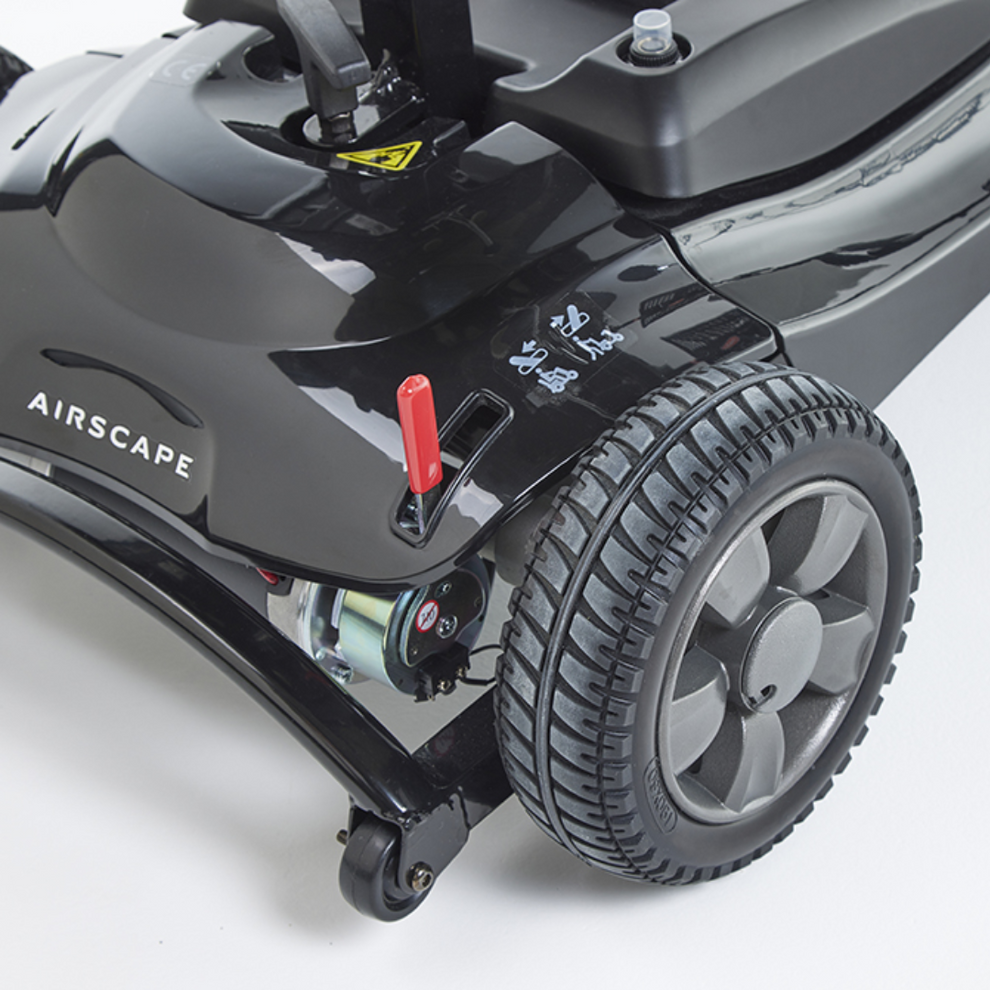 Airscape 4mph Mobility Scooter – Lightweight Travel Scooter, 10-Mile Range, Lithium Battery, Foldable, Swivel Seat