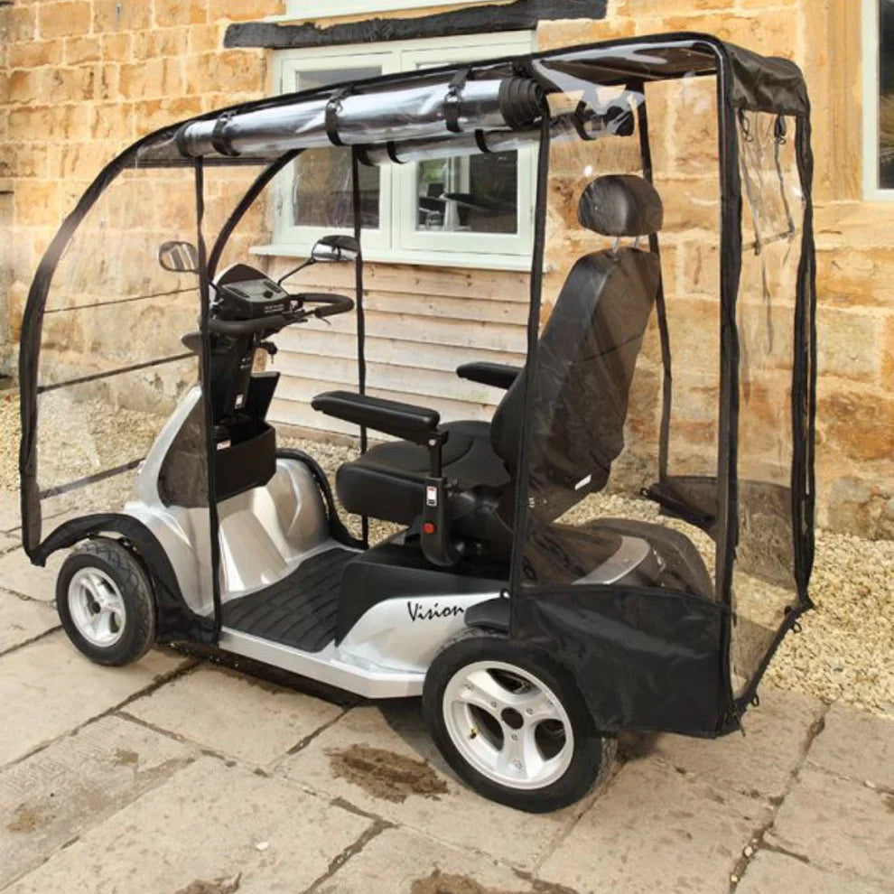 Rascal All-Weather Full Surround Mobility Scooter Canopy – Waterproof Protection with Clear Visibility