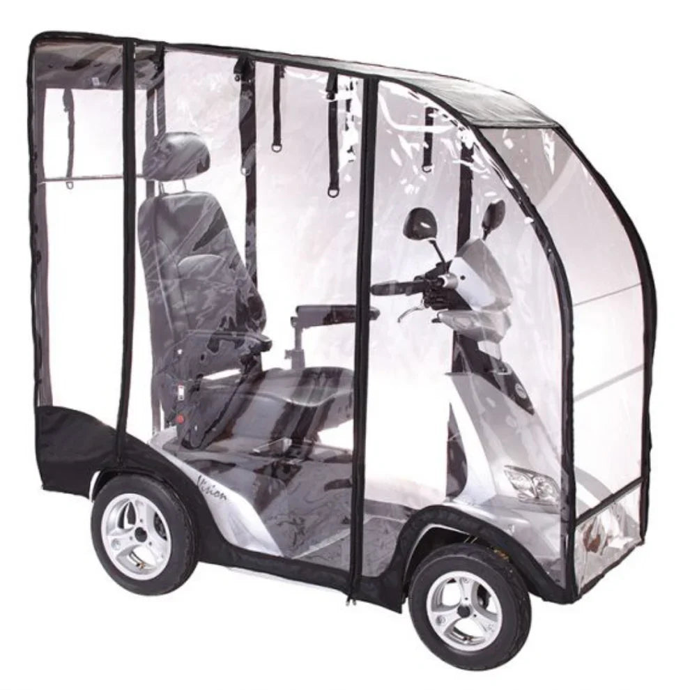 Rascal All-Weather Full Surround Mobility Scooter Canopy – Waterproof Protection with Clear Visibility