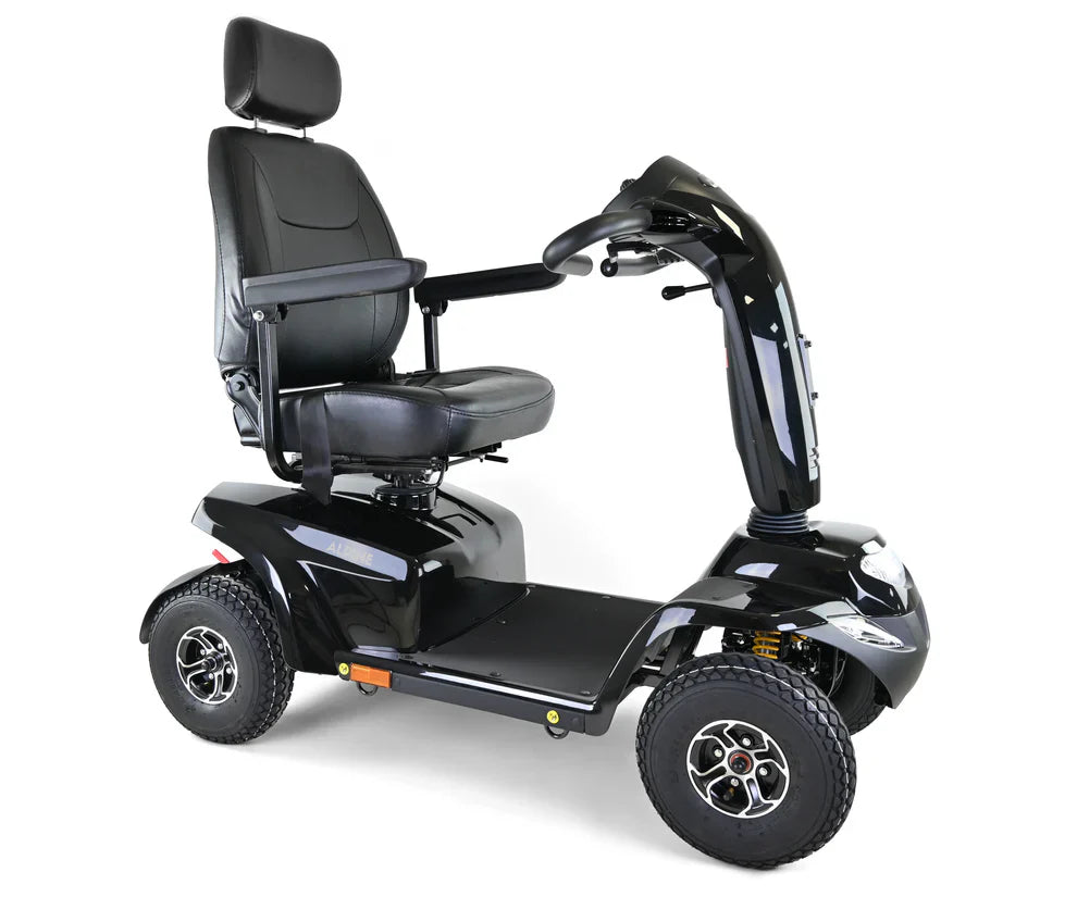 Alpine 8 mph All-Terrain Mobility Scooter – Long-Range, Heavy-Duty & Adjustable Captain’s Seat