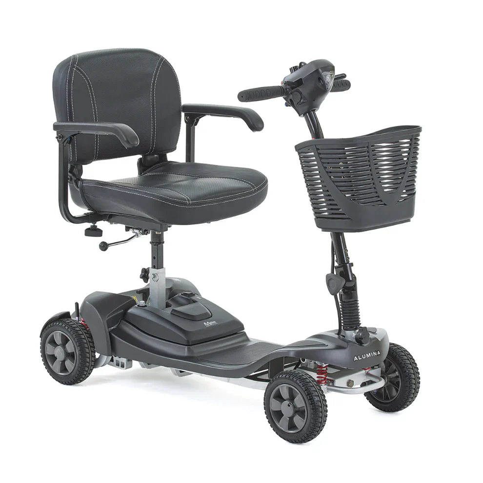 Alumina 4mph Mobility Scooter – Lightweight, Foldable, Long-Range, Swivel Seat