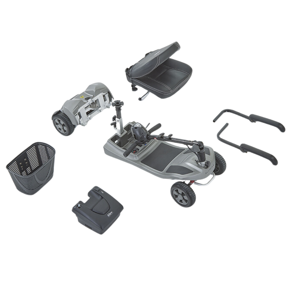 Alumina 4mph Mobility Scooter – Lightweight, Foldable, Long-Range, Swivel Seat