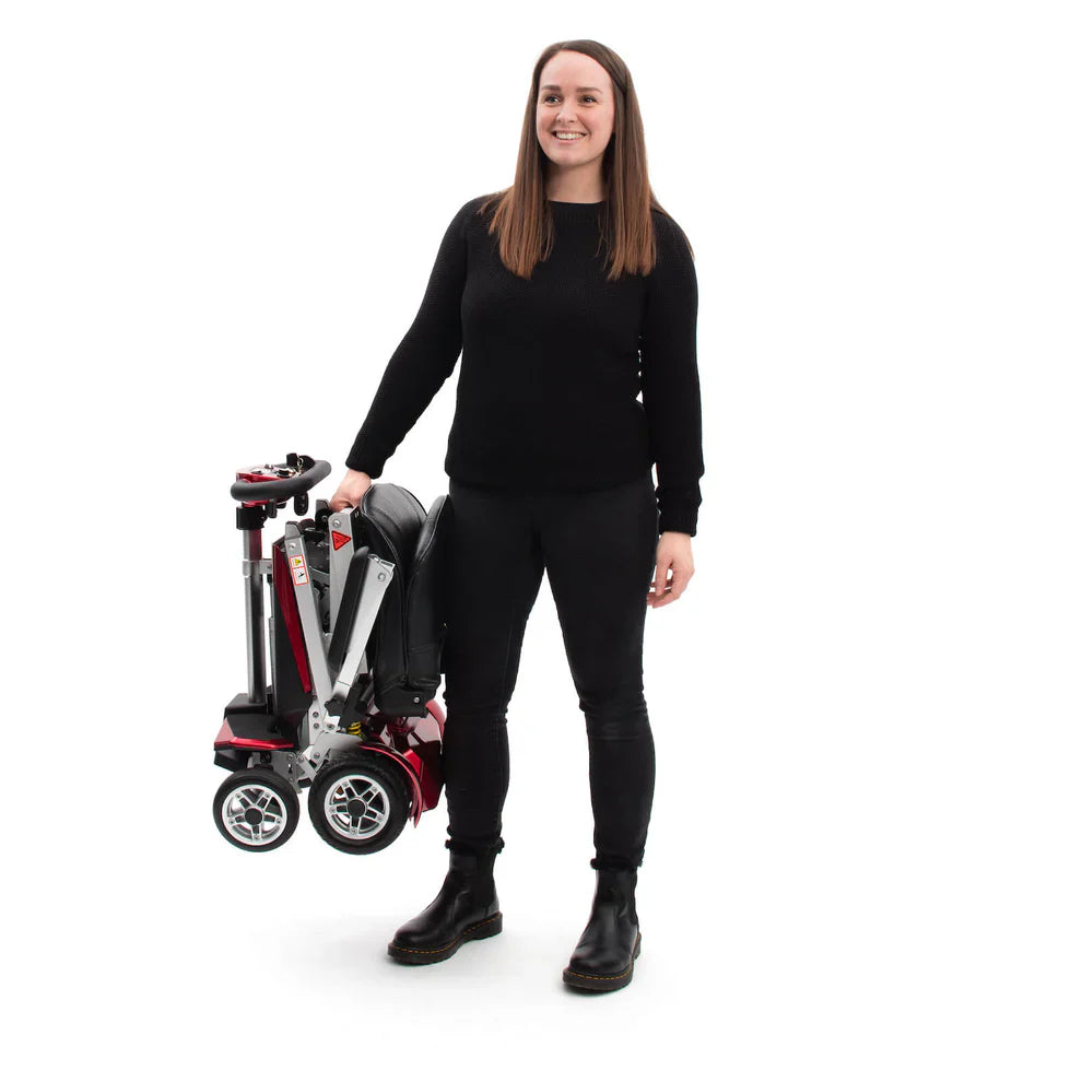 AutoFold Elite Auto Folding Mobility Scooter – Remote-Controlled, Portable & Stylish