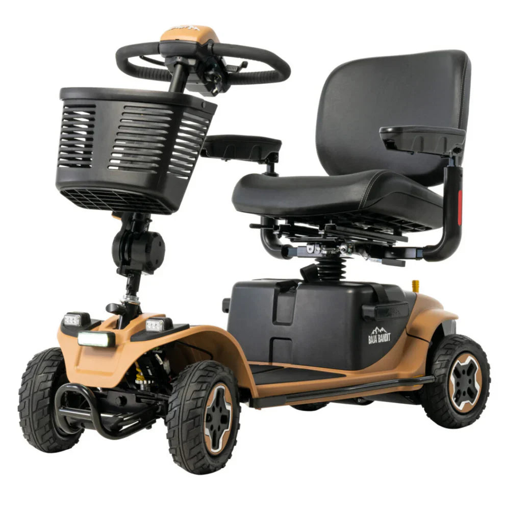 Baja Bandit Off-Road Mobility Scooter – 8 mph, Long-Range Lithium Power & Full Suspension