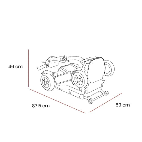 Connex Autofold Mobility Scooter – Lightweight, Automatic & Travel-Ready