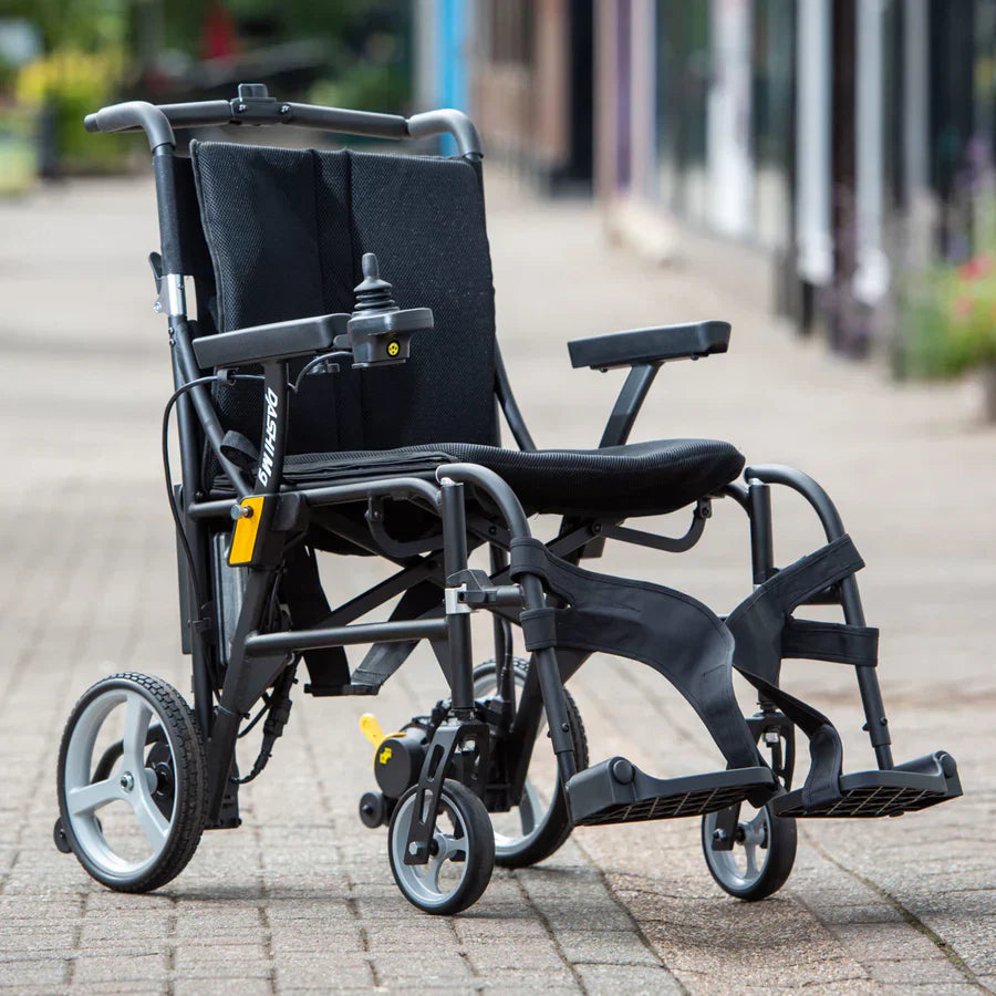Dashi Ultra Light Magnesium Folding Powerchair – Lightweight & Travel-Friendly