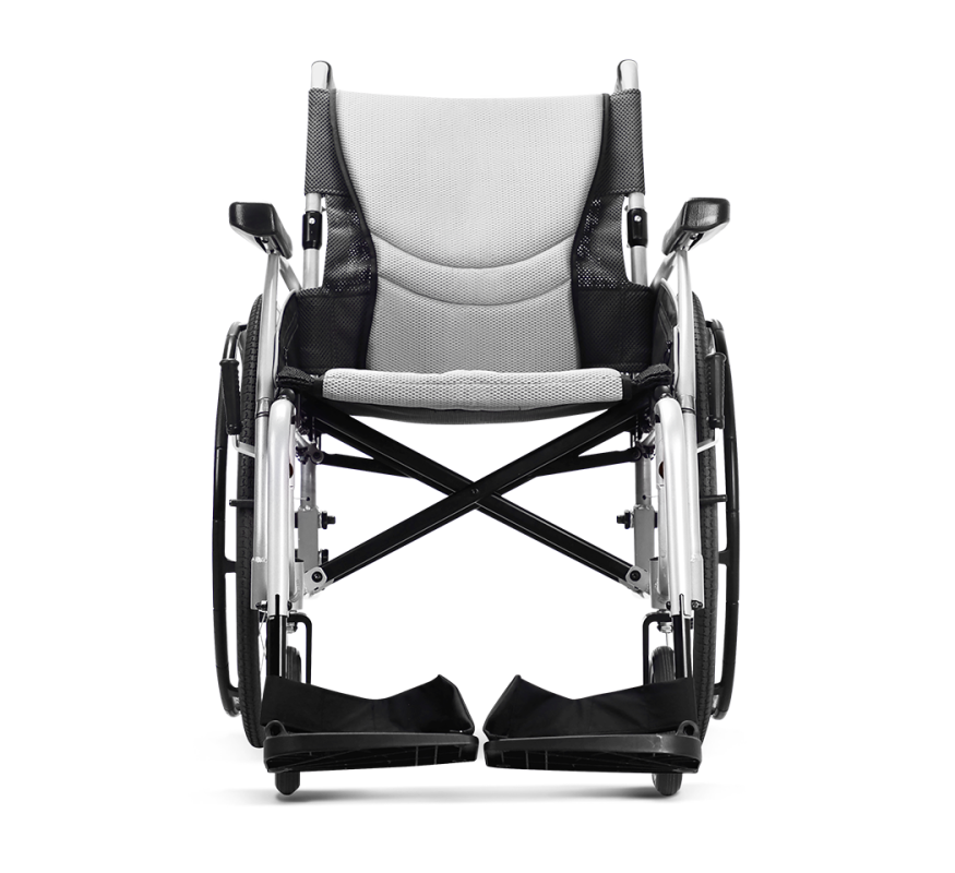 Karma Ergo 3 Lightweight Self-Propelled Wheelchair – Foldable Aluminium Frame with Ergonomic S-Ergo Seat