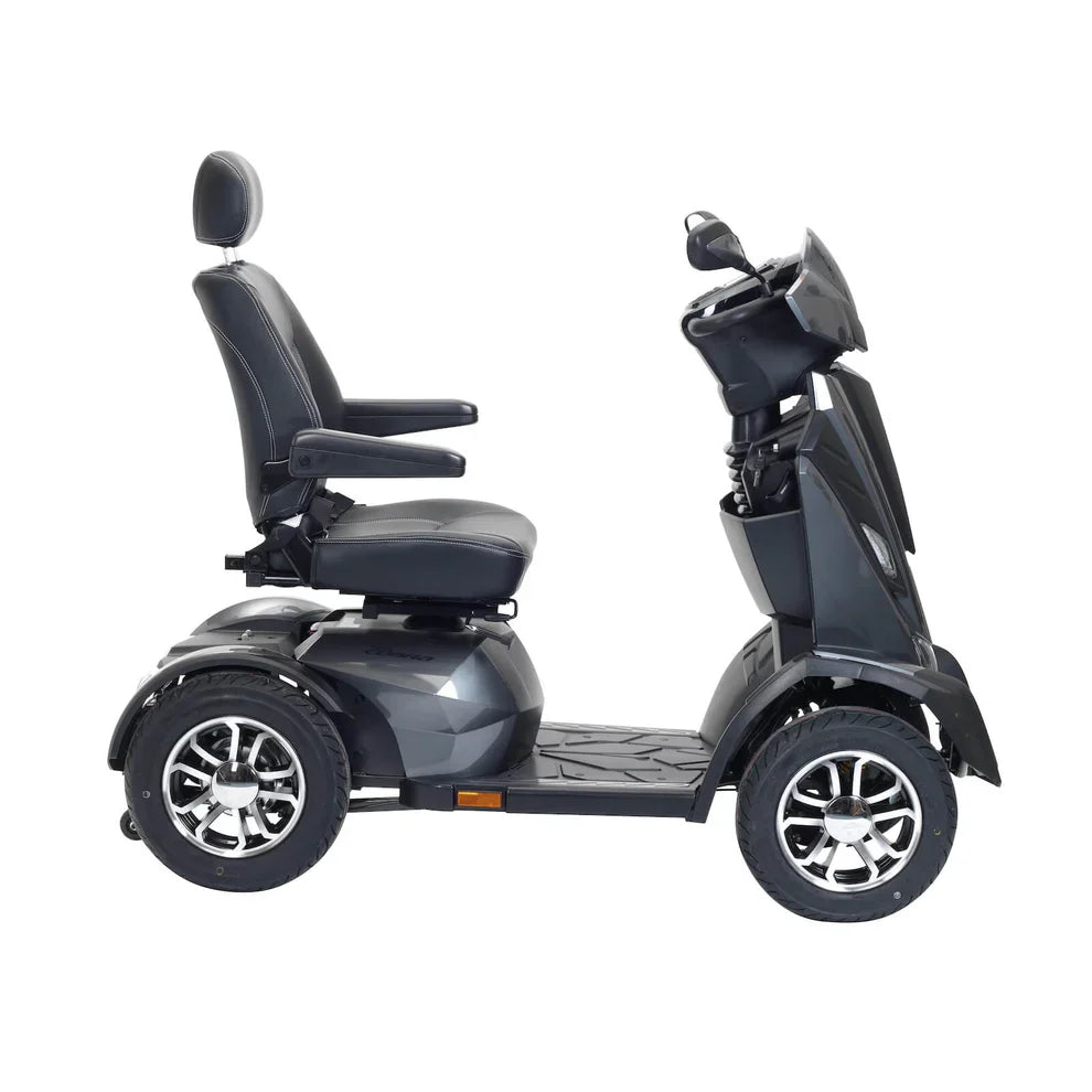 King Cobra 8 mph Mobility Scooter by Drive – Powerful, Comfortable, All-Terrain Scooter for Users up to 32 Stone