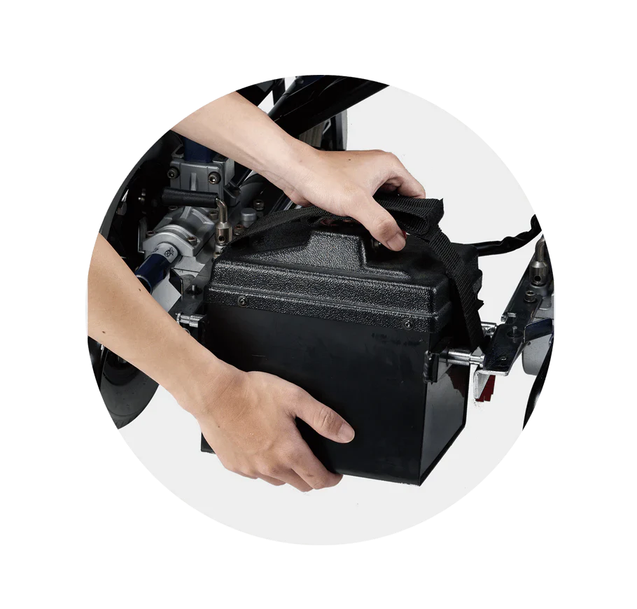 Falcon KP-25.2 Folding Electric Wheelchair – Lightweight, Compact & Travel-Ready Powerchair