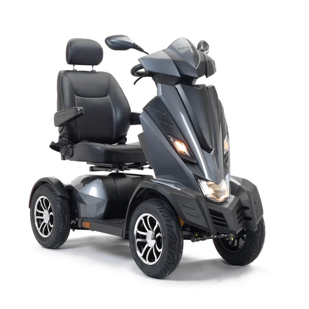 King Cobra 8 mph Mobility Scooter by Drive – Powerful, Comfortable, All-Terrain Scooter for Users up to 32 Stone