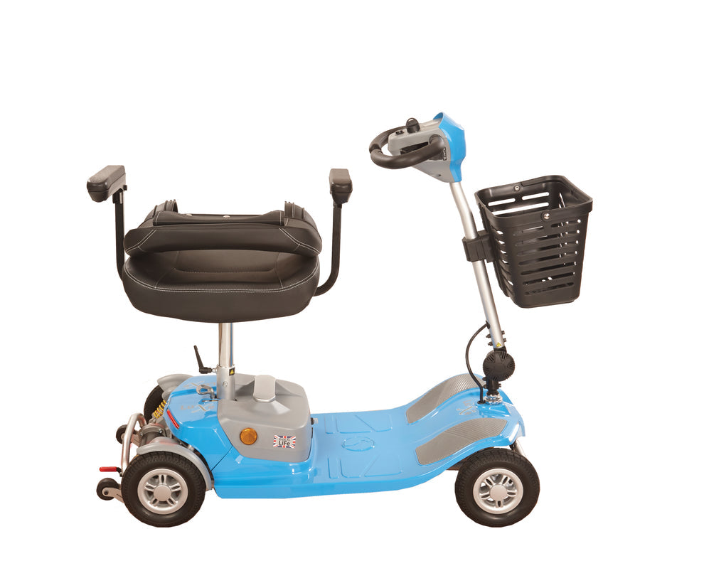 Rascal Luxe 4mph Mobility Scooter – Lithium Battery, Lightweight, Swivel Seat, Up to 27.5-Mile Range