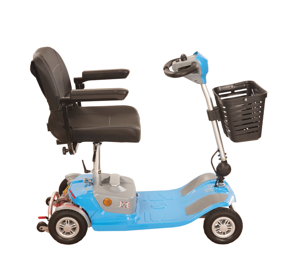 Rascal Luxe 4mph Mobility Scooter – Lithium Battery, Lightweight, Swivel Seat, Up to 27.5-Mile Range