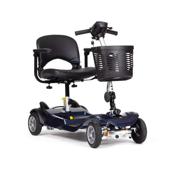 Astrolite 4mph Mobility Scooter – Lightweight Travel Scooter, Foldable, Swivel Seat, Airline-Friendly Battery