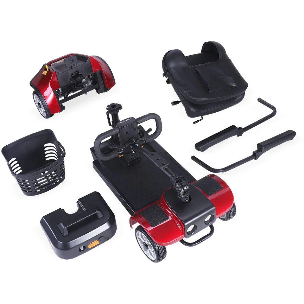 MyMobility Foldable Electric Mobility Scooter – Dual Motor, 4-Wheel, 25km Range, Compact & Travel-Friendly