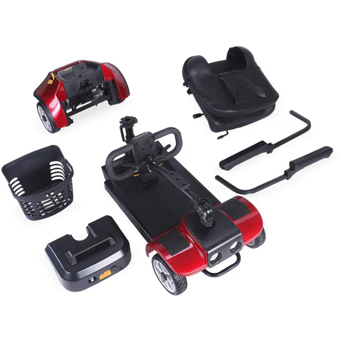 MyMobility Foldable Electric Mobility Scooter – Dual Motor, 4-Wheel, 25km Range, Compact & Travel-Friendly