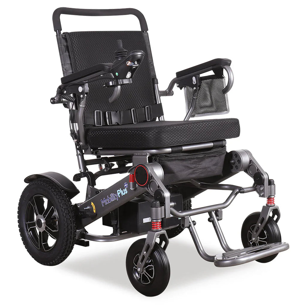 InstaSplit Ultra-Light Folding Electric Wheelchair – Detachable Frame, 13kg Lifting Weight & Travel-Friendly