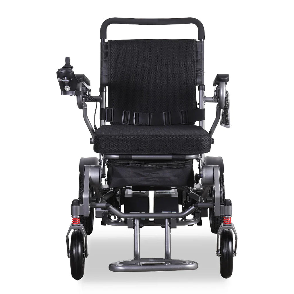 InstaSplit Ultra-Light Folding Electric Wheelchair – Detachable Frame, 13kg Lifting Weight & Travel-Friendly