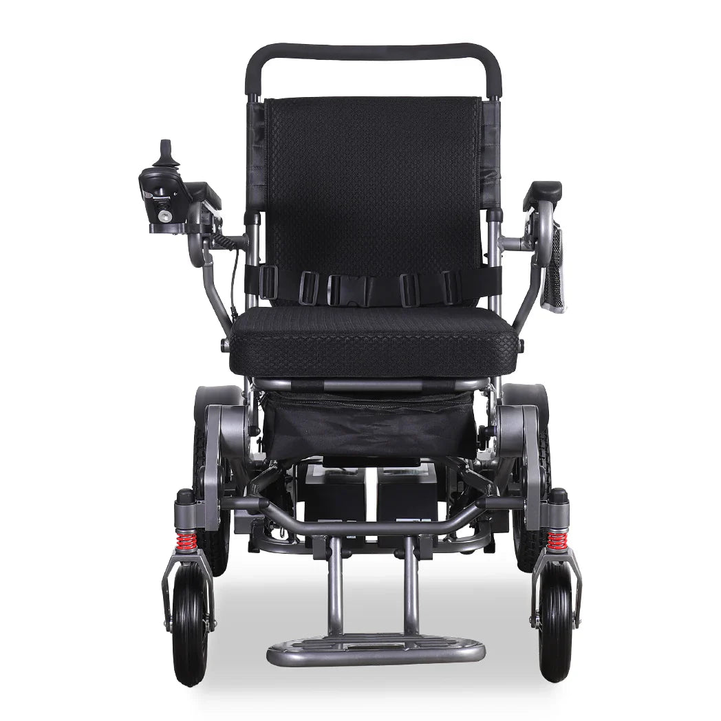 InstaSplit Ultra-Light Folding Electric Wheelchair – Detachable Frame, 13kg Lifting Weight & Travel-Friendly
