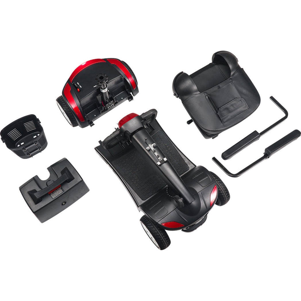My Mobility Outdoor Electric Mobility Scooter – 20Ah Battery, 16-Mile Range, Full Suspension, 9” Wheels, Swivel Seat