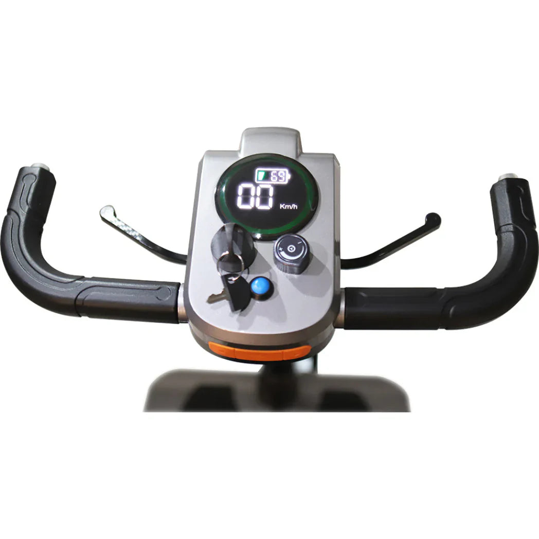 My Mobility Instant Folding Lightweight Portable Mobility Scooter – 17.4kg, Travel-Friendly, Aluminium Frame, Cushioned Seat