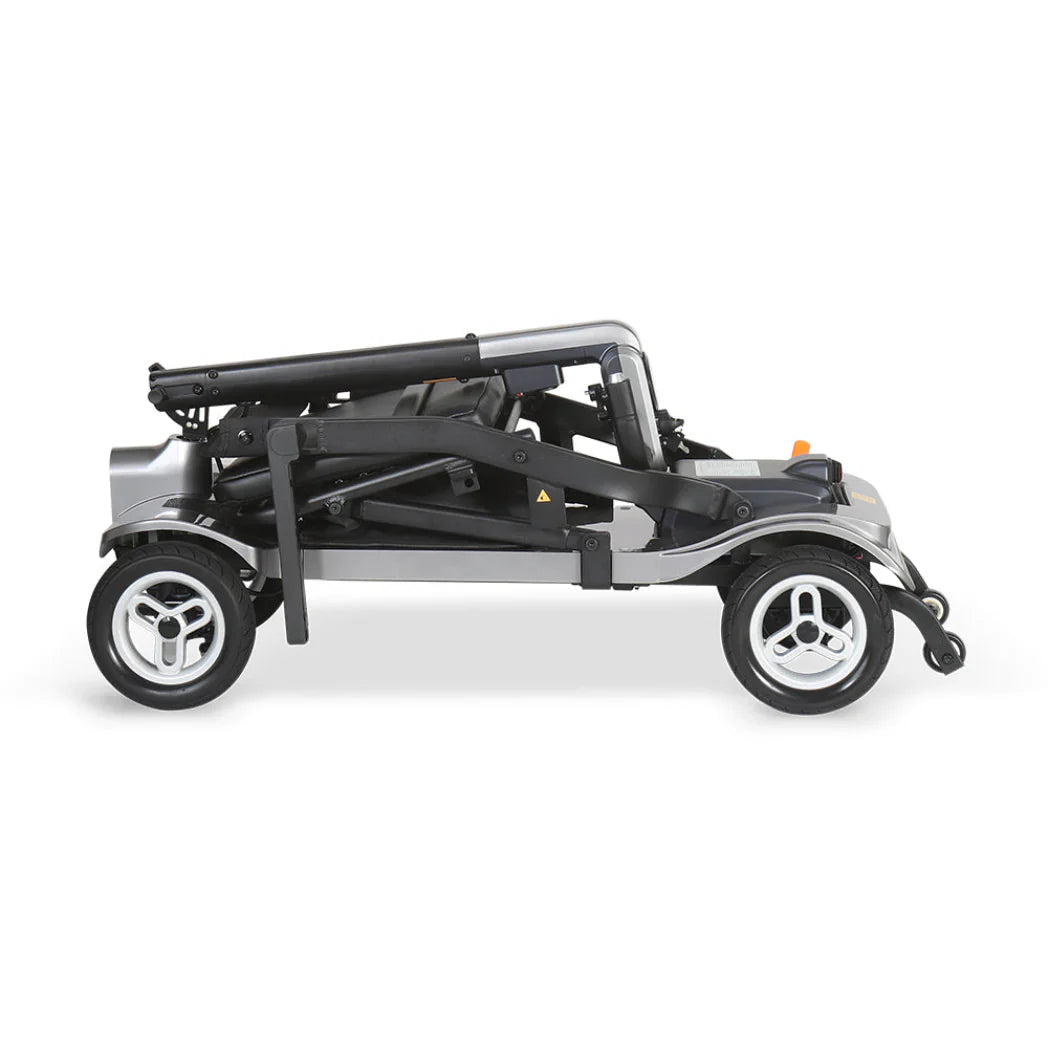 My Mobility Instant Folding Lightweight Portable Mobility Scooter – 17.4kg, Travel-Friendly, Aluminium Frame, Cushioned Seat