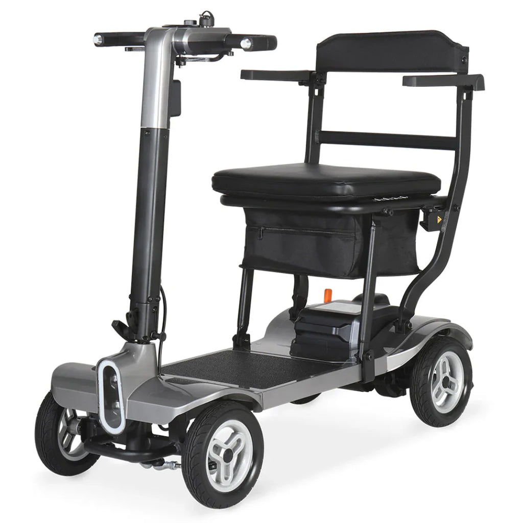 My Mobility Instant Folding Lightweight Portable Mobility Scooter – 17.4kg, Travel-Friendly, Aluminium Frame, Cushioned Seat